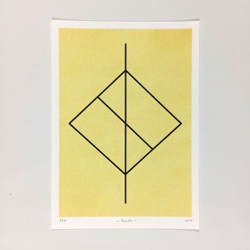 plakater-posters-kunsttryk, giclee-tryk, æstetiske, grafiske, minimalistiske, monokrome, stemninger, mønstre, typografi, hvide, gule, blæk, papir, plakater, Køb original kunst og kunstplakater. Malerier, tegninger, limited edition kunsttryk & plakater af dygtige kunstnere.