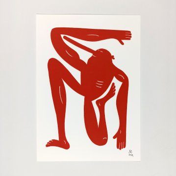 plakater-posters-kunsttryk, giclee-tryk, farverige, børnevenlige, illustrative, børn, humor, røde, hvide, blæk, papir, plakater, Køb original kunst og kunstplakater. Malerier, tegninger, limited edition kunsttryk & plakater af dygtige kunstnere.