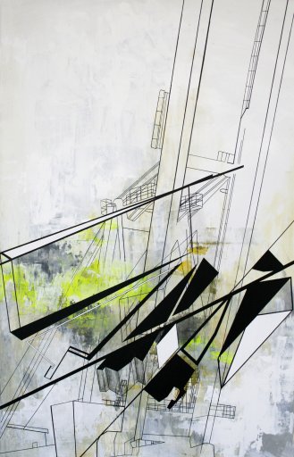 paintings, abstract, geometric, graphical, pop, architecture, patterns, science, technology, black, grey, white, yellow, acrylic, flax-canvas, marker, abstract-forms, architectural, contemporary-art, danish, decorative, design, interior, interior-design, modern, modern-art, nordic, scandinavien, Buy original high quality art. Paintings, drawings, limited edition prints & posters by talented artists.